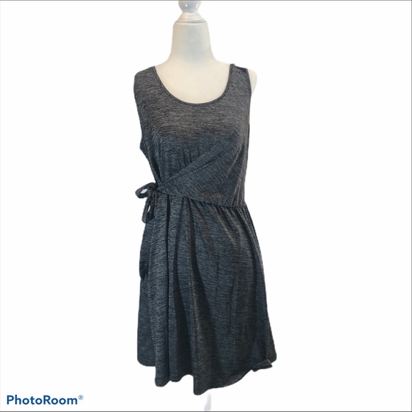 Athleta Sweet Saturday Dress Heather Grey MP - Picture 2 of 8